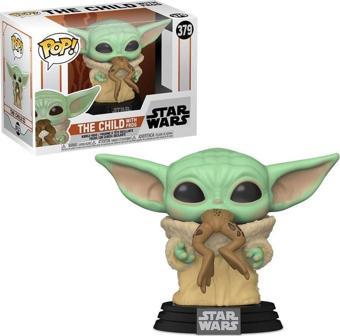 Funko Pop Star Wars Mandalorian The Child Yoda W Frog Figürü