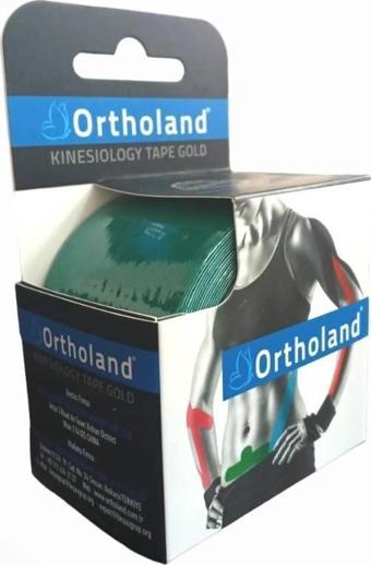 Ortholand Kinesio Ağrı (Sporcu) Bandı 5cmx5m - Koyu Yeşil