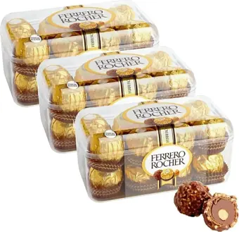 Ferrero Rocher Fındıklı Truffle Çikolata T16 200 gr Altın Rocher Gold Rocher Avantaj X 3