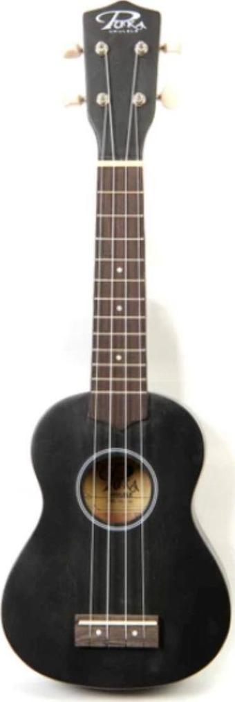 Puka UK-21-BLK Soprano Ukulele - Taşıma Çantalı