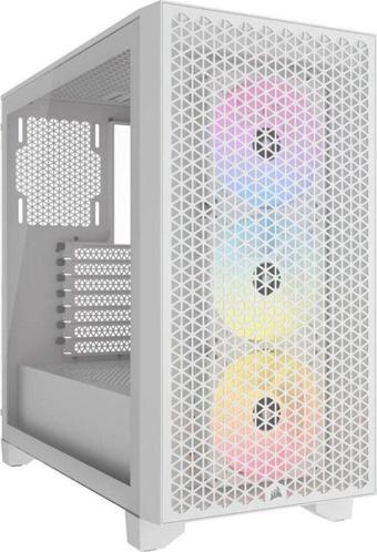 Corsair CC-9011256-WW 3000D RGB AIRFLOW MID-TOWER PC CASE BEYAZ