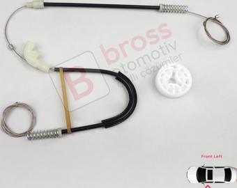 ESC Otomotiv Volvo S40 Mk1 Için Ön Sol Cam Kriko Tamir Seti 30623448
