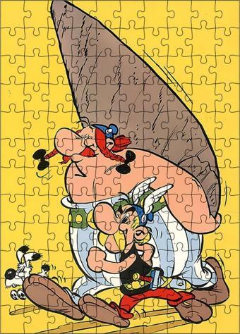 Ekart Ahşap Mdf Puzzle Yapboz Asterix Obelix İdefix 120 Parça 25 x 35 cm