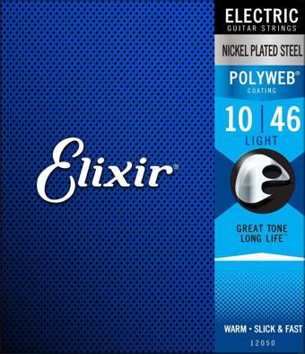 Elixir 12050 Polyweb Elektro Gitar Teli 10-46 Light 