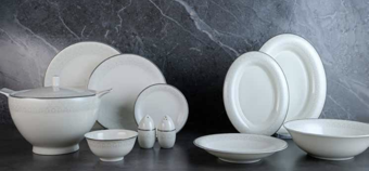 Evaliza Serenity Platin 85 Parça Yemek Takımı