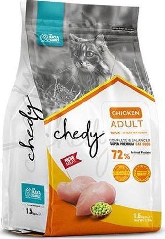 Chedy Cat Adult Tavuk Etli Kedi Maması 5 KG
