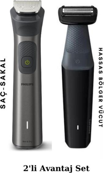 Philips 7000 Serisi MG7920/15 Erkek Bakım Seti - BG3017 Hassas Bölgeler Duşta Vücut Tıraş Makinesi S