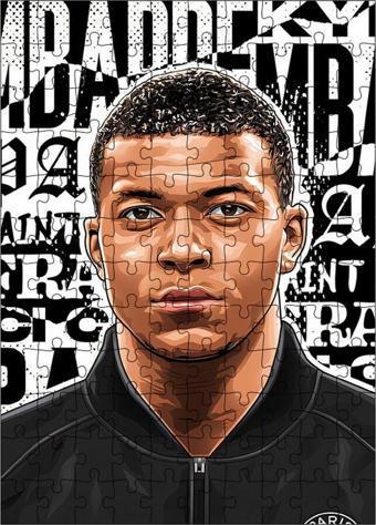 Ekart Ahşap Mdf Puzzle Yapboz Kylian Mbappé Futbolcu 120 Parça 25 x 35 cm