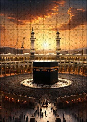 Ekart Ahşap Mdf Puzzle Yapboz Gün Batımı Kabe 500 Parça 50 x 70 cm