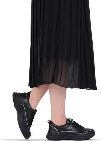 Kuum London K108950 Siyah Exclusıve Kadın Kışlık Casual Ayakkabı