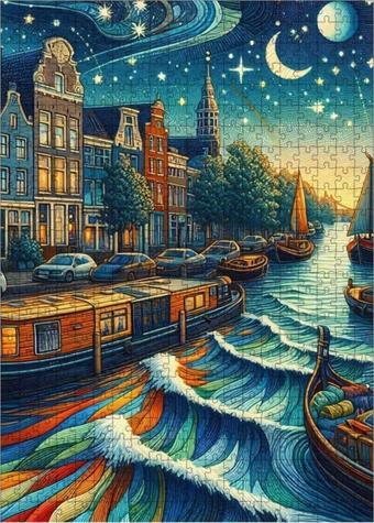 Ekart Ahşap Mdf Puzzle Yapboz Venedik 500 Parça 50 x 70 cm