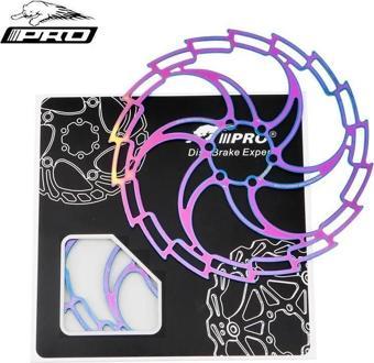PRO 180 mm Bukalemun Rotor Bisiklet Disk Fren Rotoru 160mm 6 Vida MTB Ultra Hafif Rainbow Rotor