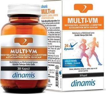 Dinamis Multi-Vm Multivitamin Multiminarel Içeren Takviye Edici Gıda 30 Kapsül