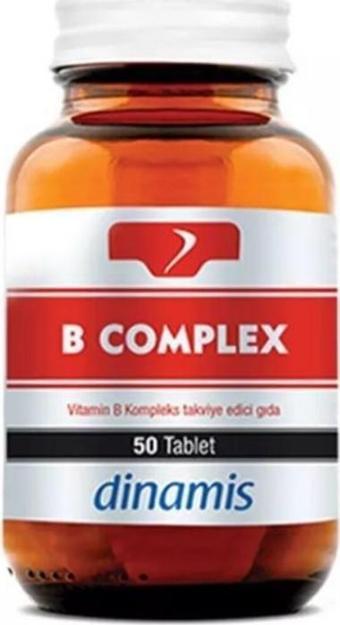 Dinamis Vitamin B Complex Takviye Edici Gıda 50 Tablet