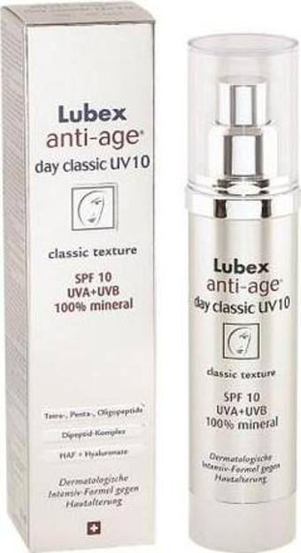 Lubex Anti-Age Day Classic UV10 50ml - Mineralli Gündüz Kremi