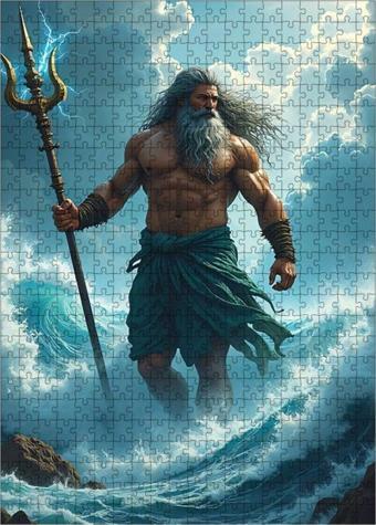 Ekart Ahşap Mdf Puzzle Yapboz Zeus 500 Parça 50 x 70 cm