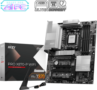 MSI PRO X870-P WIFI AMD X870 SOKET AM5 DDR5 8200