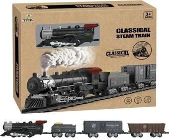 Classic Steam Kumandalı Pilli Tren Seti 29 Parça