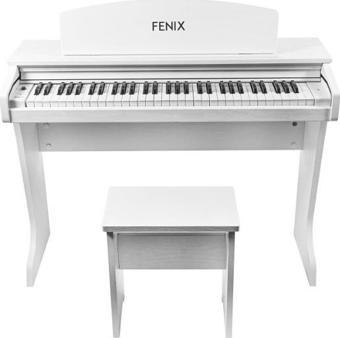 Fenix KIDS-1 Çocuk Piyanosu Tabure + Kulaklık Hediye (Beyaz)