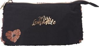 Miss Lemonade Basic Black Sequins Kalem Çantası 63015