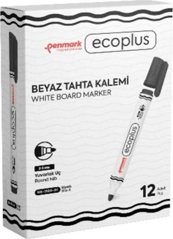 Penmark Beyaz Tahta Kalemi  Ecoplus Siyah