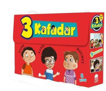 3 Kafadar Tekno Tim Set-5 Kitap Takım - Yaşar Bayraktar - Mavi Kirpi