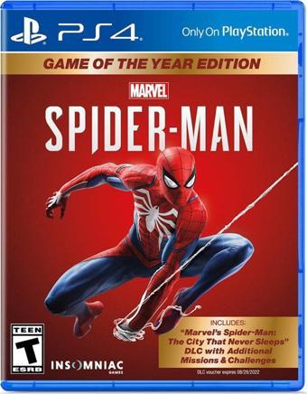 Sony Marvel Spiderman Game Of The Year Edition Ps4 Oyun