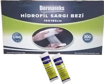 Dermateks Sargı Bezi 10 cm x 1,5 mt - 300 Adet - 1 Kutu