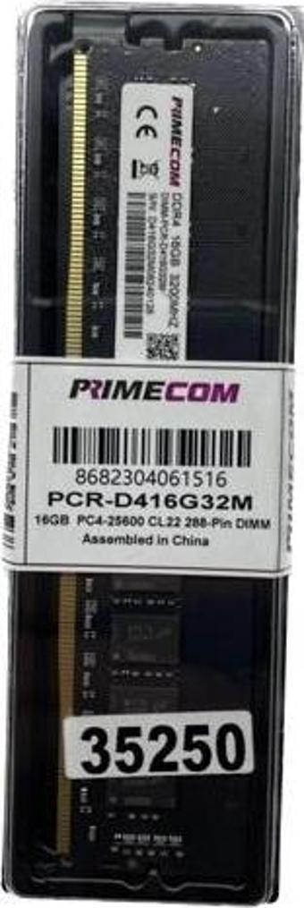 PRIMECOM PCR-D416G32M 16GB (Tek Parça) DDR4 3200Mhz PC Bellek
