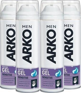 Arko Men Sensitive Tıraş Jeli 4x200ml