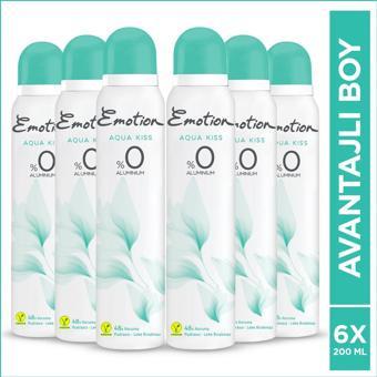 Emotion Aqua Kiss Deodorant 6x200 ml