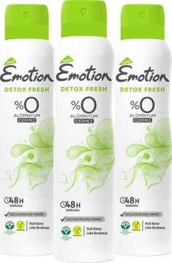 Emotion Detox Fresh Deodorant 3x150ml