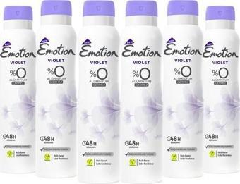 Emotion Violet Kadın Deodorant 6x150ml