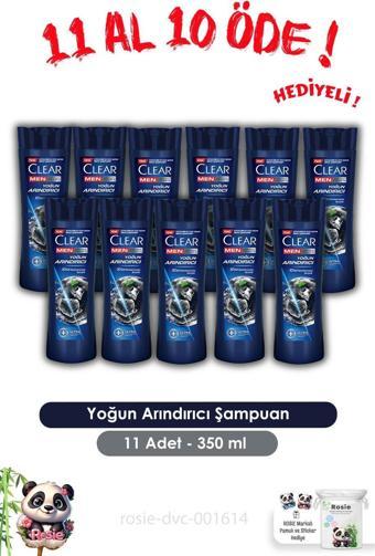 Clear Men 11 AL 10 ÖDE Yoğun Arındırıcı Kepeğe Karşı Şampuan 350 ml ve ROSIE 