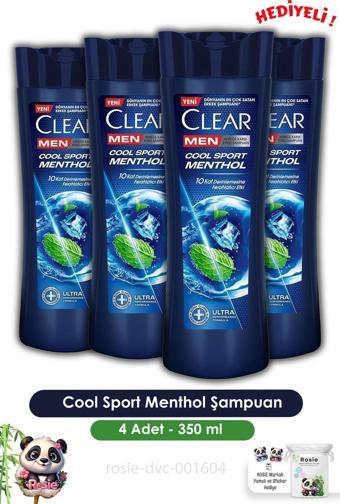 Clear Men 4'lü Cool Sport Menthol Şampuan 350 ml ve ROSIE 