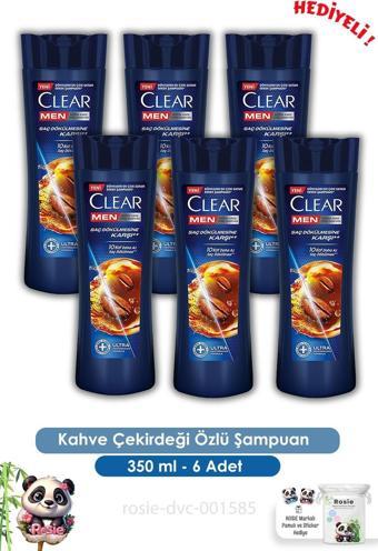 Clear Men 6'lı Kahve Çekirdeği Özlü Şampuan 350 ml ve ROSIE 