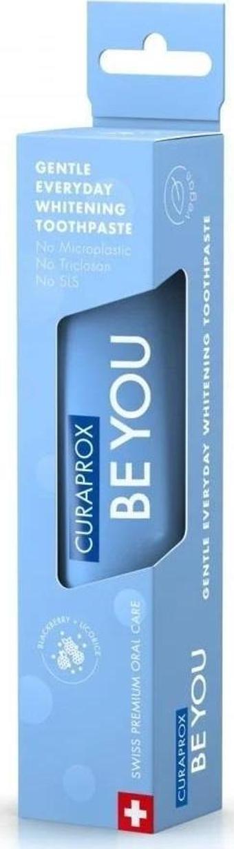 Curaprox Be You Beyazlatıcı - Böğürtlen - Meyankökü - Diş Macunu - Blue 60 ml