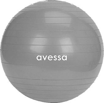 Avessa 55 Cm Pilates Topu Poşet Ambalaj BPT-55 Gri