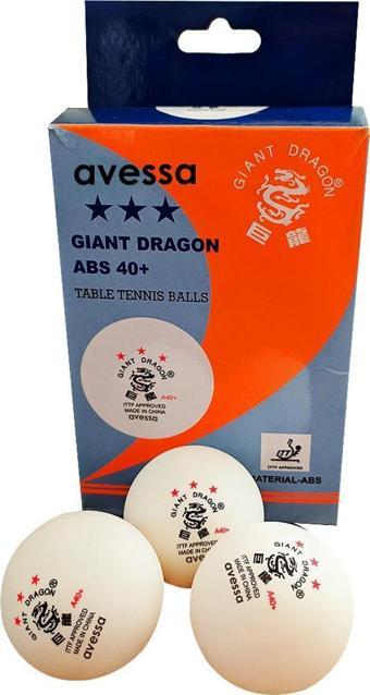 Avessa Giant ITTF Onaylı Masa Tenis Pinpon Topu 40+PLUS 6'LI