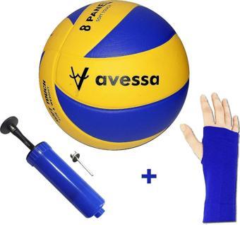 Avessa VL-400 Voleybol Topu El Pompası ve Parmak Geçmeli Voleybol Kolluğu