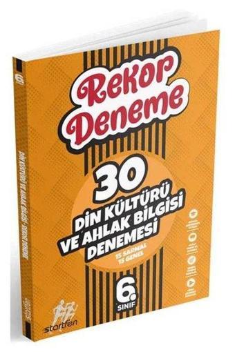 6. Sınıf Din Kültürü Ve Ahlak Bilgisi Rekor Deneme - Startfen Yayınları