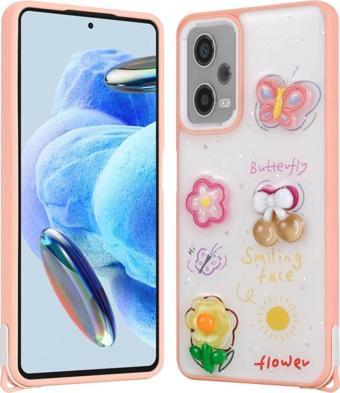 Techno Guru Redmi Note 12 Pro 5G Figürlü Ve Desenli Şık Cevze Premium Kılıf