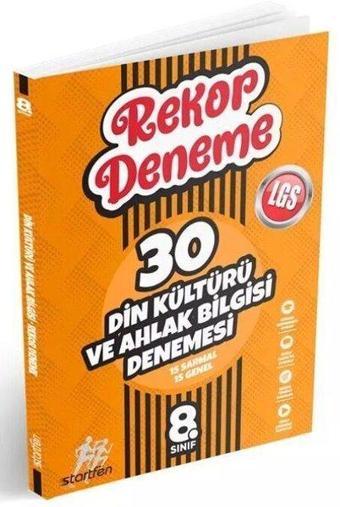 8. Sınıf Din Kültürü Ve Ahlak Bilgisi Rekor Deneme - Startfen Yayınları