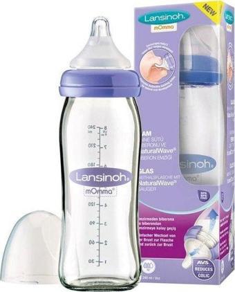 Lansinoh Natural Wave Cam Biberon 240 ml