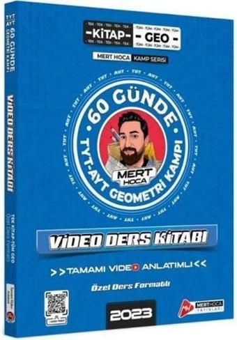 2023 60 Günde TYT AYT Geometri Kampı Video Ders Kitabı - Mert Hoca - Mert Hoca Yayınları