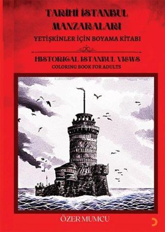 Tarihi İstanbul Manzaraları - Yetişkinler için Boyama Kitabı - Cinius Yayınevi