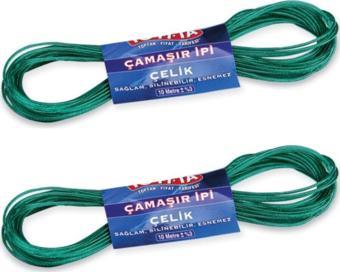 Tofita Çelik Çamaşır Ipi 2x10 Metre