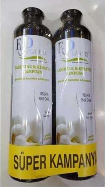 F&D Plantix Sarımsak & Keratin Şampuan - 700 ml 2li