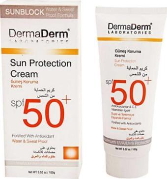 Dermaderm Güneş Kremi Spf +50 Faktör 100 gr