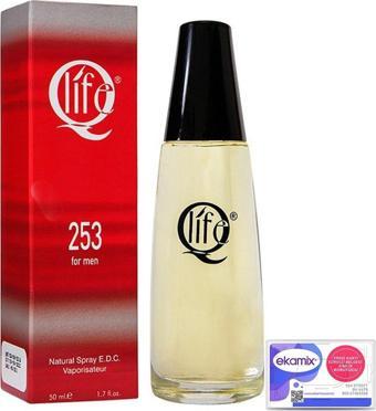 Qlife Erkek Parfümü 50 ml No:253 Lacoste Red